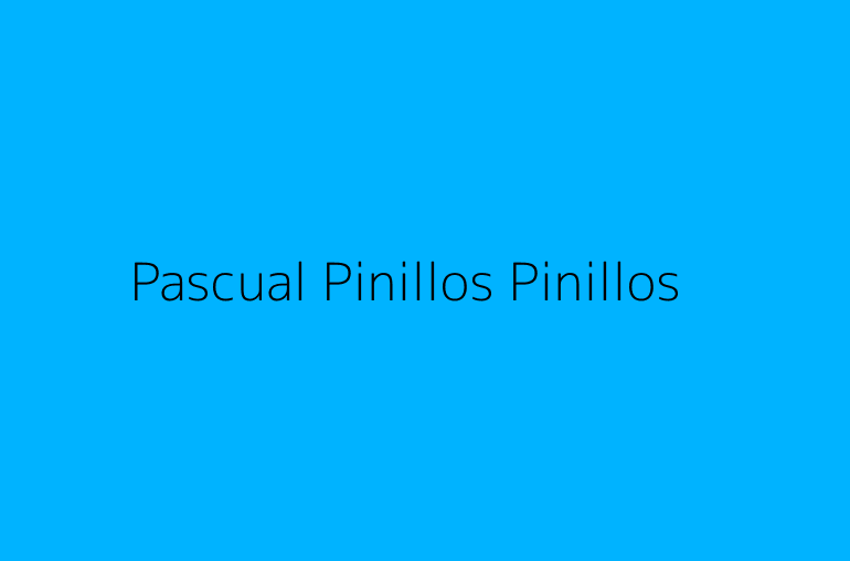Pascual Pinillos Pinillos